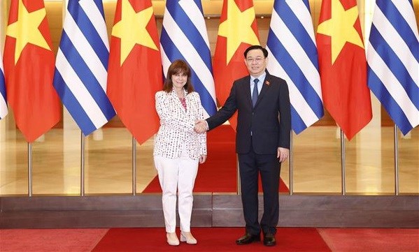NA leader meets Greek President in Hanoi hinh anh 1