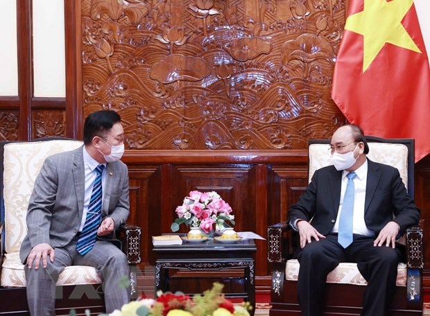 President hosts Ly descendant in RoK hinh anh 1