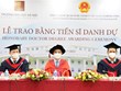 Hanoi University presents Honorary Doctor Degree to Hong Kong businessman