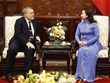 Acting President receives outgoing Brazilian Ambassador