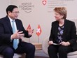 Prime Minister meets Swiss President, UNCTAD Secretary-General in Davos