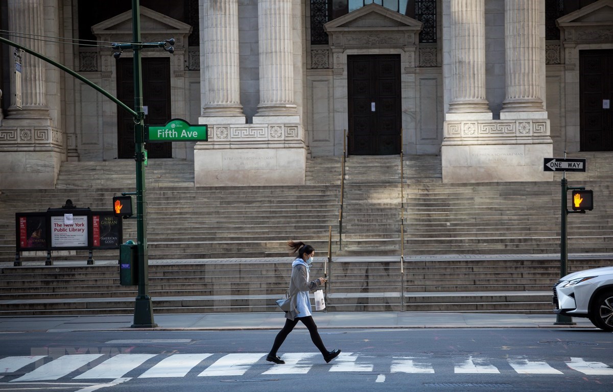 New York Public Library has closed. (Photo: Xinhua/VNA)