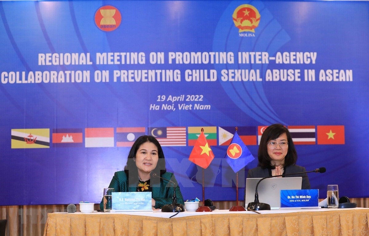 Vietnam chairs the regional meeting on promoting inter-agency collaboration on preventing child sexual abuse in ASEAN. (Photo: VNA)