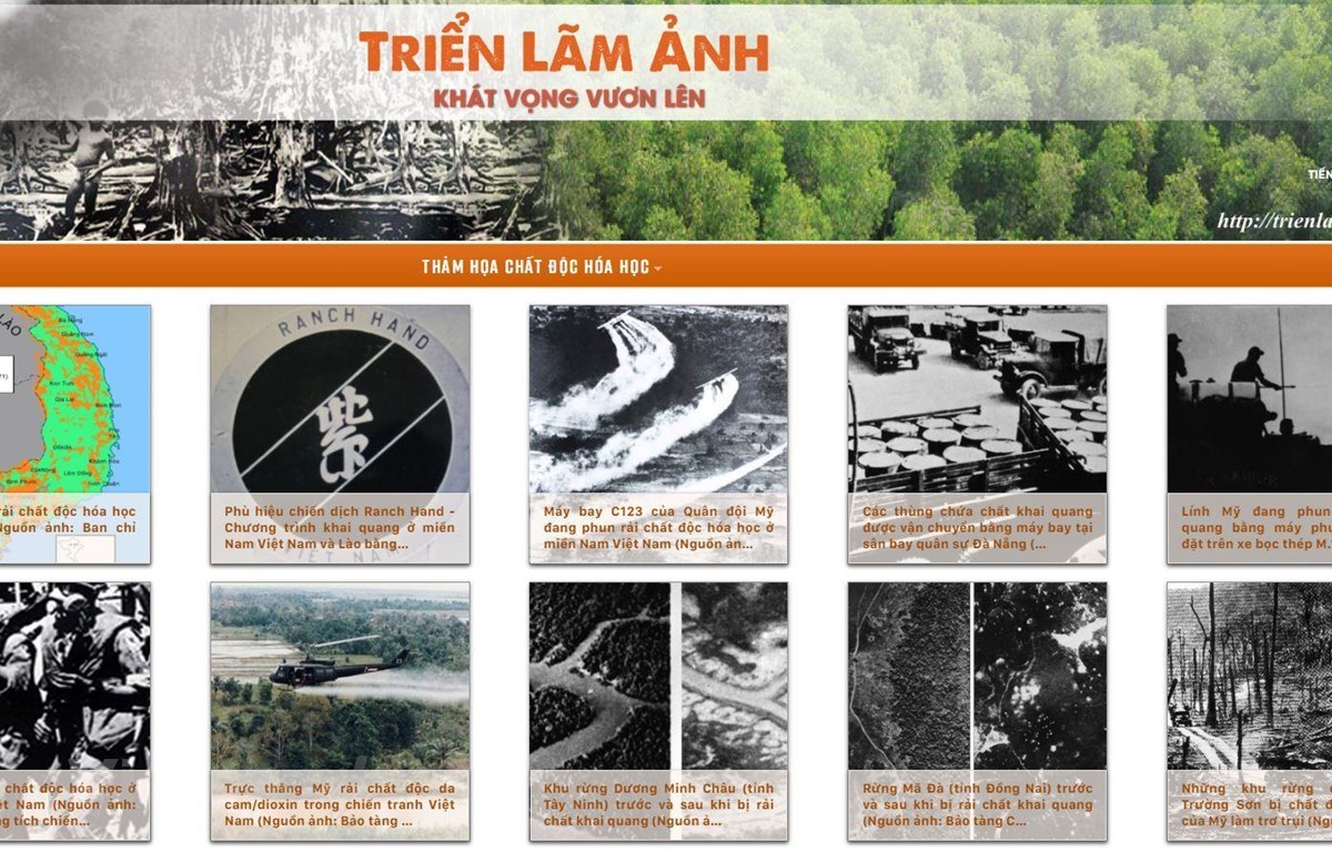 The online photo exhibition titled “Aspiration to better oneself” is available at trienlamdacam.vn