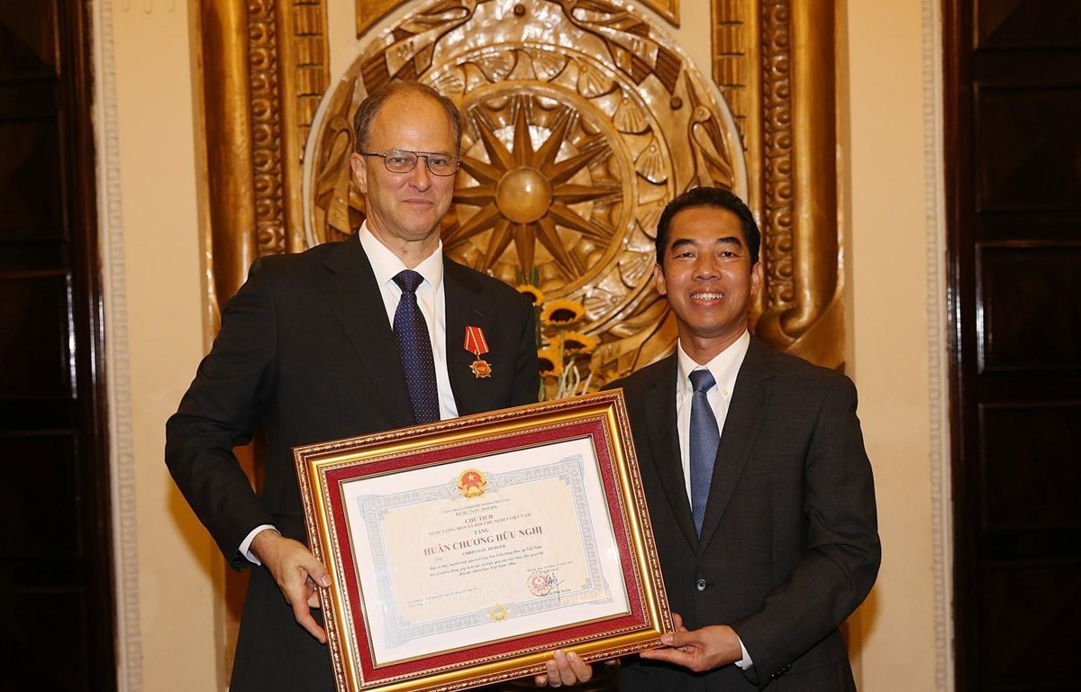 Friendship Order bestowed upon German Ambassador to Vietnam