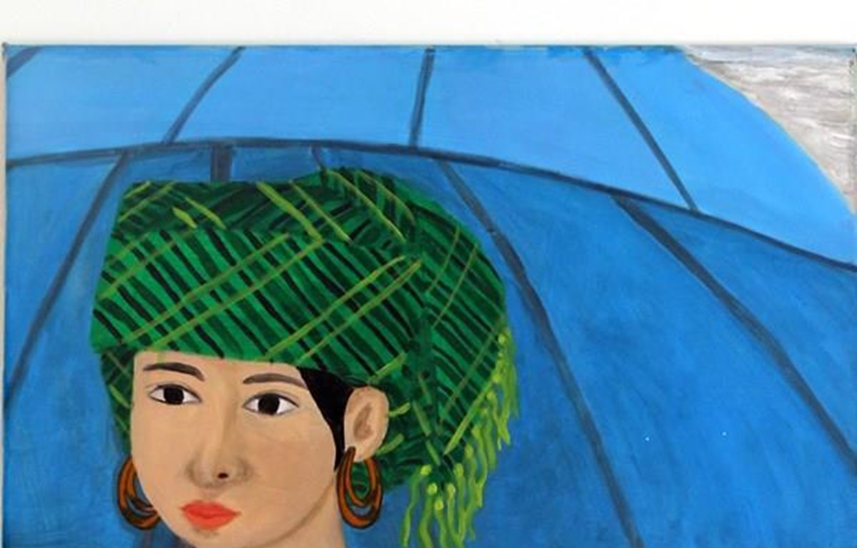 Painting by Vietnamese hearing-impaired artist on display in Italy
