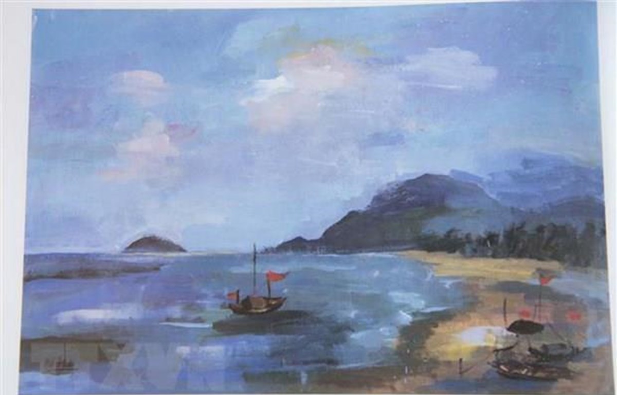 Vietnamese student’s painting exhibited in Japan