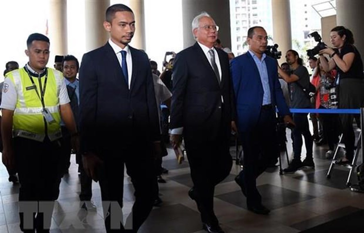 Former Malaysian PM in court for 1MDB corruption scandal 