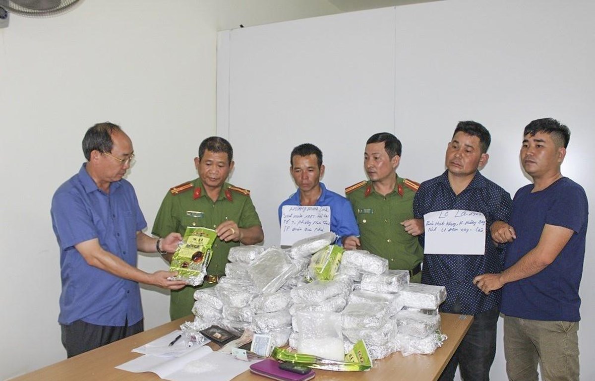 Dien Bien: three arrested for smuggling 50 kg of meth