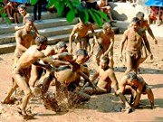 Mud ball wrestling festival in Bac Giang province