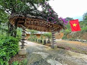 Unique gates in Sin Suoi Ho - village of Mong ethnic people
