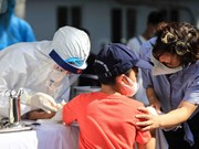 Hanoi conducts rapid mass Covid-19 test for people returning from Da Nang