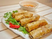 Fried spring rolls - quintessence of Vietnamese traditional food