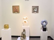 Exhibition features artistic pottery works