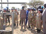 Military engineering unit rotation 1 grants humanitarian works to Abyei school