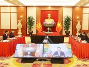 Party chief holds phone talks with Cambodian People's Party leader