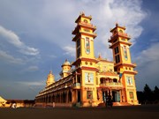 Sacred church of Caodaism in Tay Ninh
