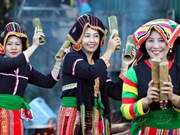 Traditional outfits of Cong ethnic people in Lai Chau