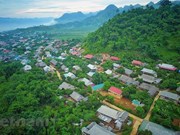A peaceful Thai ethnic village in Moc Chau