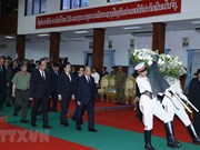 Gov't leader attends state funeral of former Lao PM