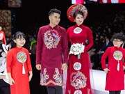 Ao Dai designer presents new collection at catwalk show 