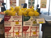 First batch of “Dien” pomelos hit UK supermarket shelves