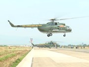 Air Force conducts formation flying exercises in Dien Bien