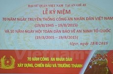 Vietnam police’s 70th birthday marked in India, Algeria