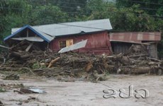 Torrential rains lead to serious flooding in Laos 
