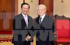 Leaders welcome Lao guests