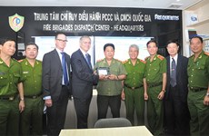 National fire brigades dispatch centre unveiled in Hanoi