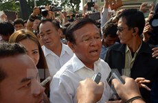 Cambodia: demonstrators urge legislature leader to resign