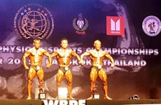 Vietnam win bodybuilding championship gold medals