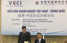 Vietnam-China business forum takes place in Hanoi