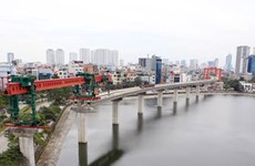 Cat Linh-Ha Dong railway nears completion