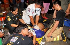 Fire extinguisher chemicals kill ten in Thai bank