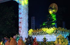 Jade Buddha statue arrives in Hai Phong