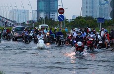 HCM City green lights 84 flood prevention projects