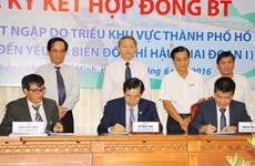 HCM City begins 450 million USD flood prevention project
