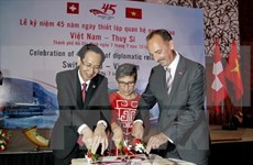 Vietnam, Switzerland mark diplomatic ties 