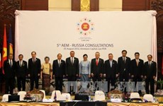 Fifth AEM-Russia Consultation takes place in Vientiane