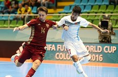 Vietnam lose to Russia in Futsal World Cup knock-out stage