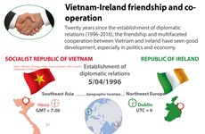 Vietnam, Ireland enjoy good friendship, cooperaiton