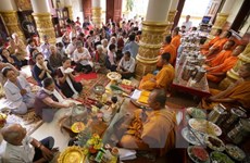 Sene Dolta festival greetings to Khmer people in HCM City 