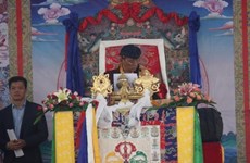 12th Gyalwang Drukpa prays for peace, fallen soldiers in Tay Ninh 