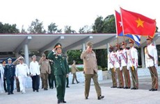  Vietnamese, Cuban armed forces tighten cooperation