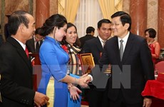 President urges small companies to develop strong brands 