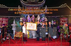 Ha Nam: Tran Thuong Temple named special national relic site 