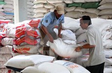 Rice shipments drop in nine months
