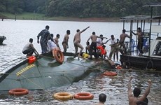 At least 14 dead after boat sinks off Malaysia